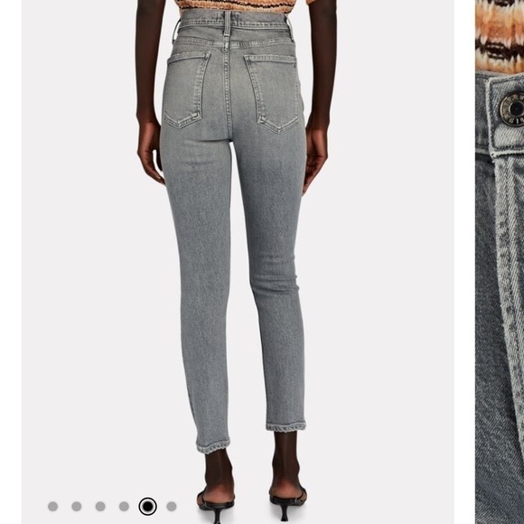 AGOLDE Gray Nico High-Rise Skinny Jeans Size 26 - Picture 2 of 14